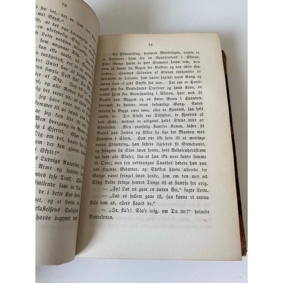1870 Antique XI-XII Samlede Skrifter by Carl Bernhard Hardcover Danish Book - Picture 10 of 10